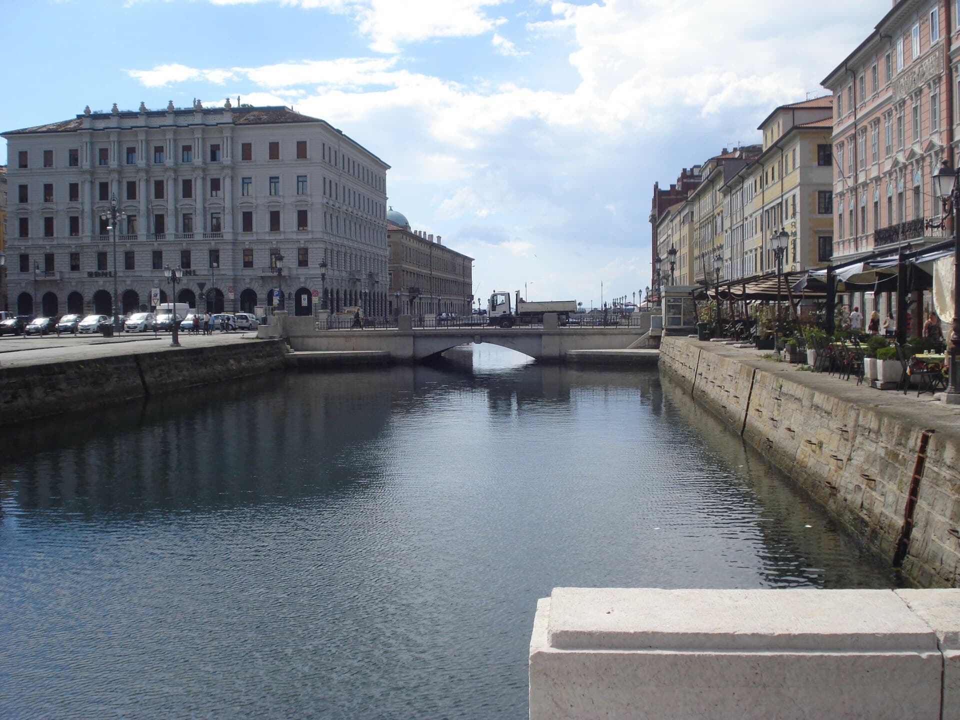 The Canal Grande of Trieste with the Ponterosso bridge