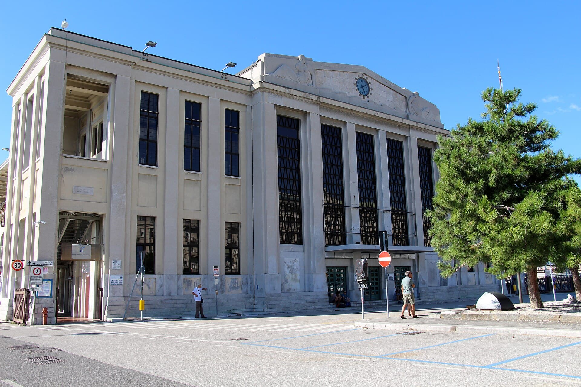 The Stazione Marittima of Trieste, the 1930s maritime station on the Molo dei Bersaglieri